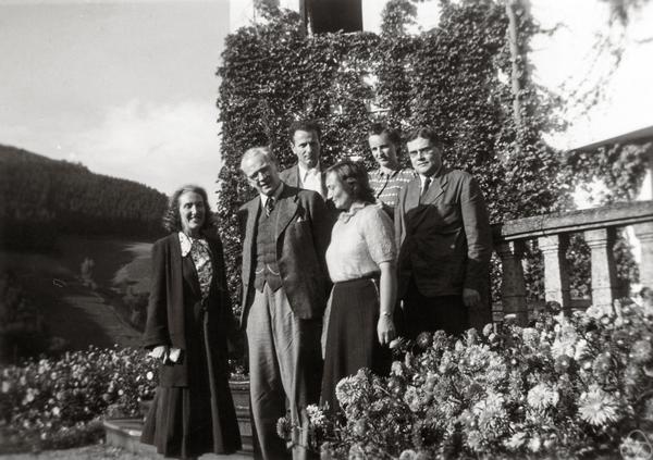 Irmgard Süss, Heinrich Behnke, Hans Maaß, Eveline Maaß, Mrs. Gericke, Emanuel Sperner