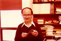 Isaac Namioka photographed by Paul R. Halmos in 1985.