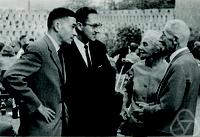 Heinz Bauer, Mrs. Haupt, Philippe Courrège, Otto Haupt